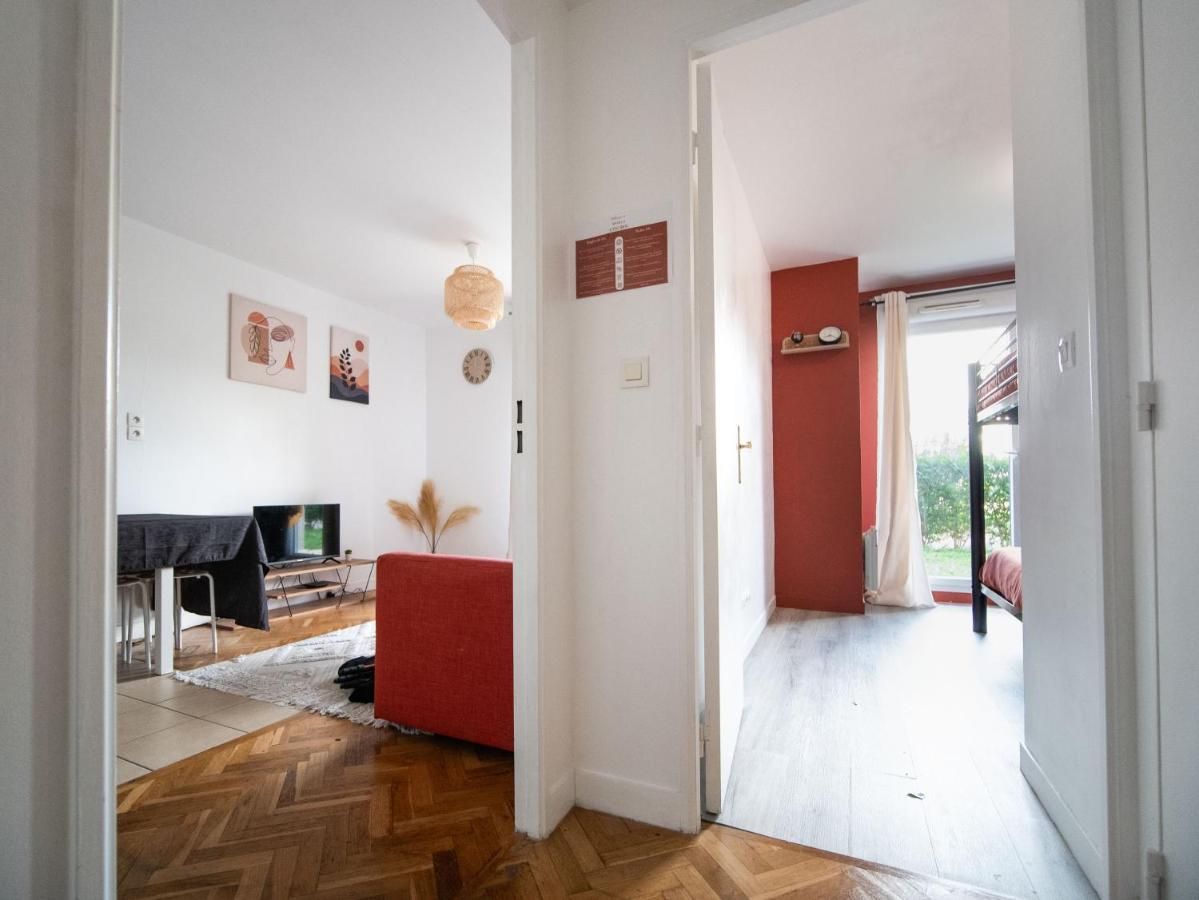 Appartement 10 Mins Disneyland - Jardin Et Parking Montévrain Buitenkant foto